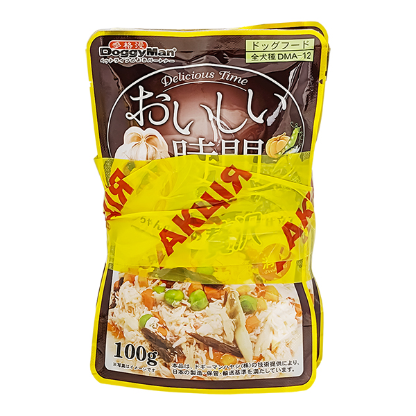 3+1 НАБІР DoggyMan Low Fat Chicken & Tuna, Bonito ДОГГІМЕН КУРКА З ТУНЦЕМ І МАКРЕЛЛЮ в желе вологий корм, консерви для собак, пауч 4х , 4 шт х см